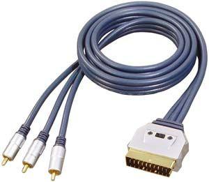 Productafbeelding GR-Kabel Scart / Cinch kabel (10 m)