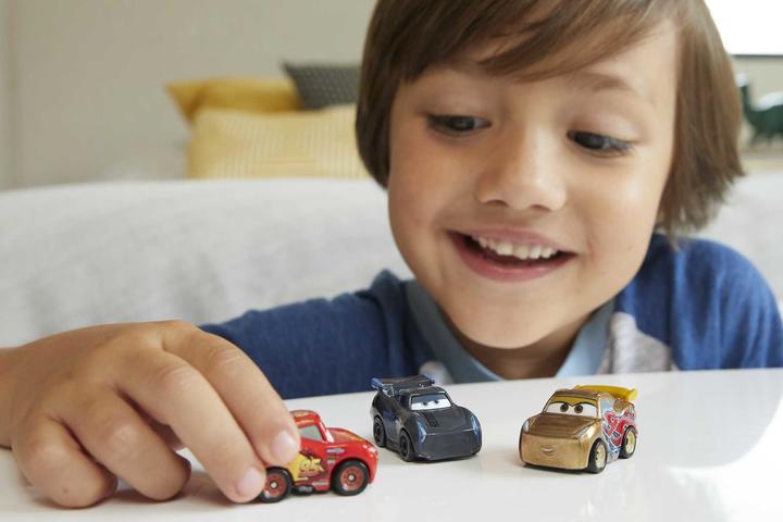 Actual product image Mattel Mini Racers 3-pack