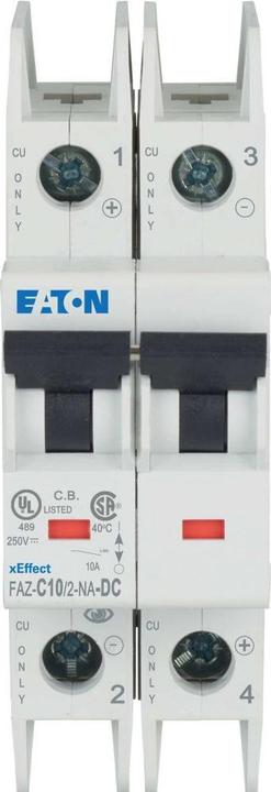 Image du produit Eaton Disjoncteur de protection de ligne, 10 A, 2p, 120641