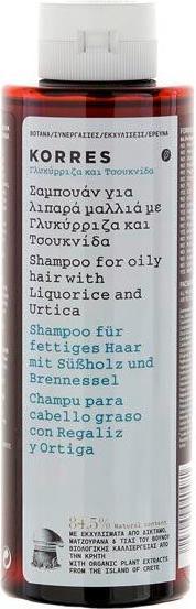 Productafbeelding Korres Zoethout & Urtica (250 ml, Vloeibare shampoo)