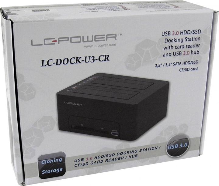 Immagine prodotto LC-Power LC-DOCK-U3-CR (USB-A, 3 Porti)