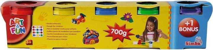 Actual product image Simba Art & Fun children's clay, 5pcs.