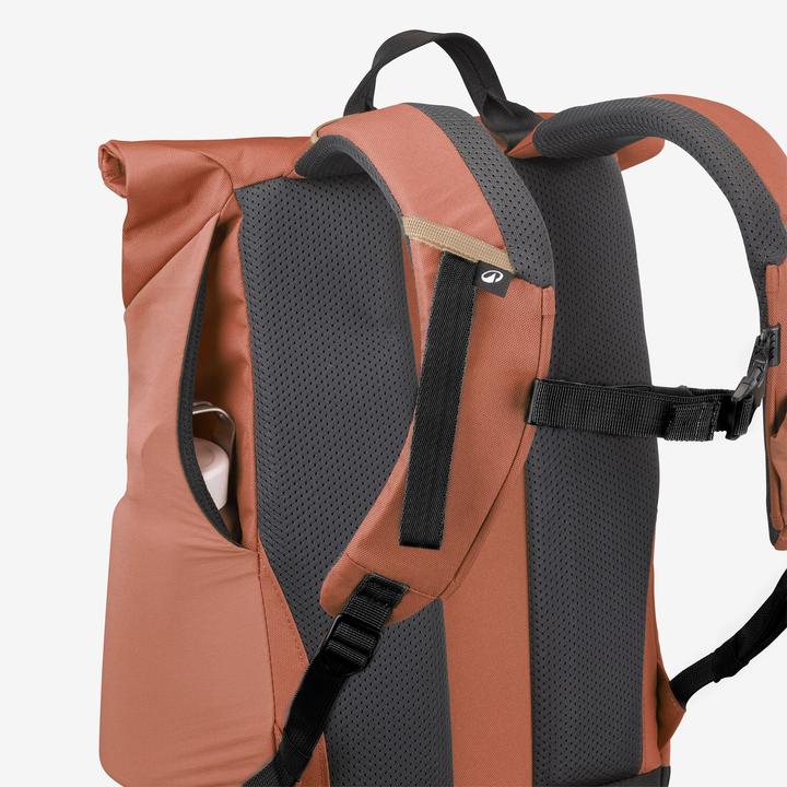 Image du produit Quechua Sac à dos de randonnée 16L+4, NH500 Escape Rolltop terracota (20 l)