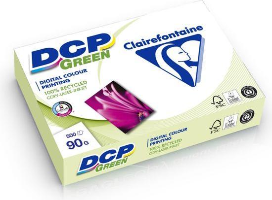 Actual product image Clairefontaine Multifunctional paper DCP green A4 90g/sqm white RC PU=500 sheets (90 g/m², 500 x, A4)