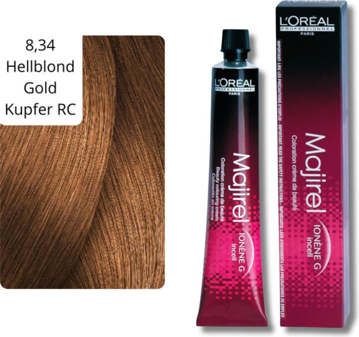 Produktbild L'Oréal Professionnel Majirel (8.34 hellblond gold kupfer)