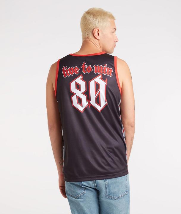 Actual product image Amplified Mens Live To Win Motorhead Basketball Jersey (S)