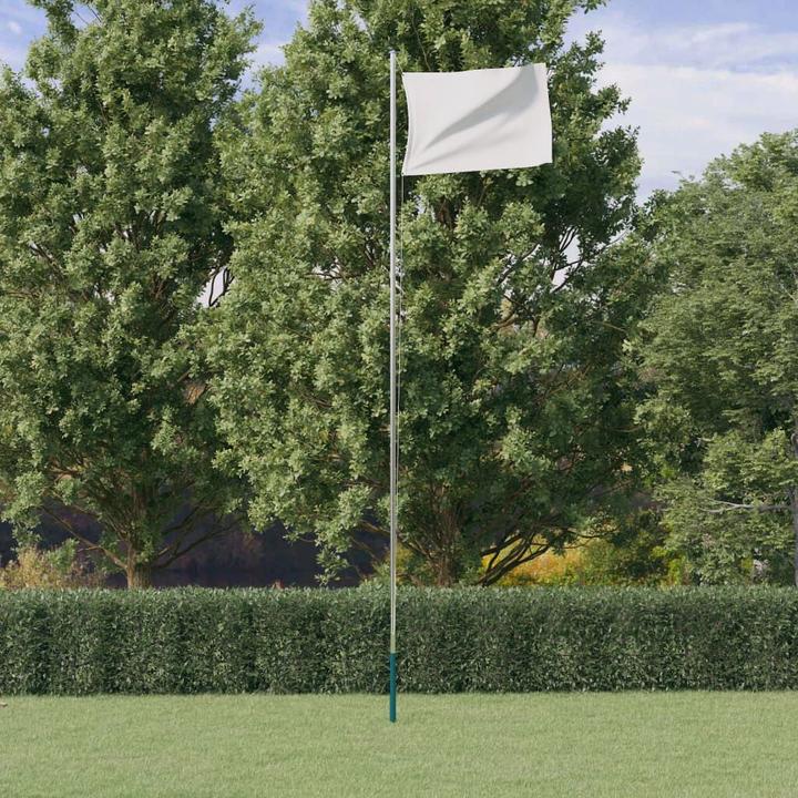 Produktbild VidaXL Fahnenmast Teilbar Silbern 6,23 m Aluminium,Farbe