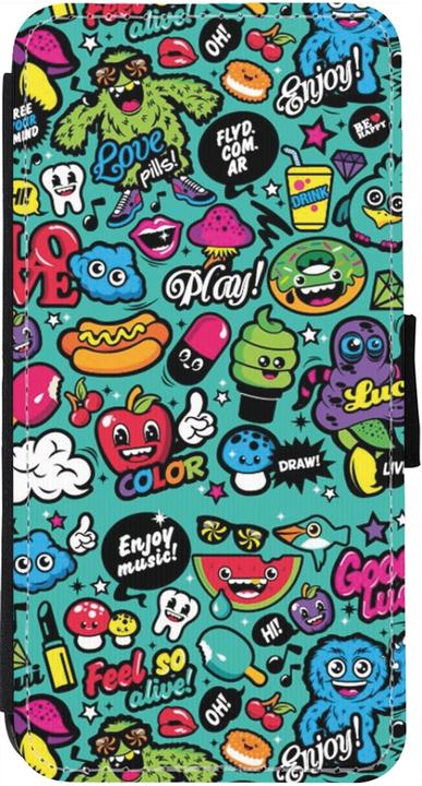 Actual product image PhoneLook Coque Wallet noir Cartoons old school (Apple iPhone 12 Pro Max)