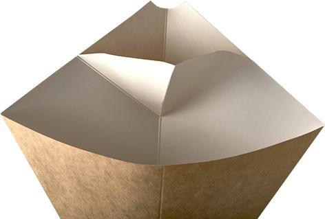 Actual product image Papstar French fries tip cone with dip corner "pure" Filling content g (50 x)