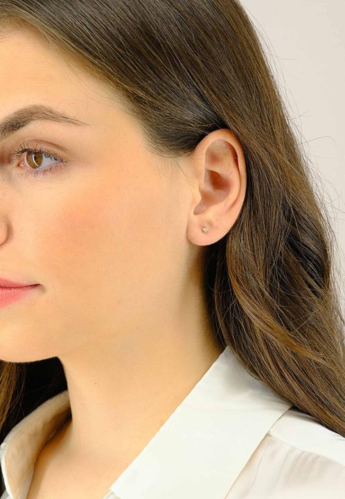 Image du produit Muau Boucles d'oreilles (750/18 K Or jaune)