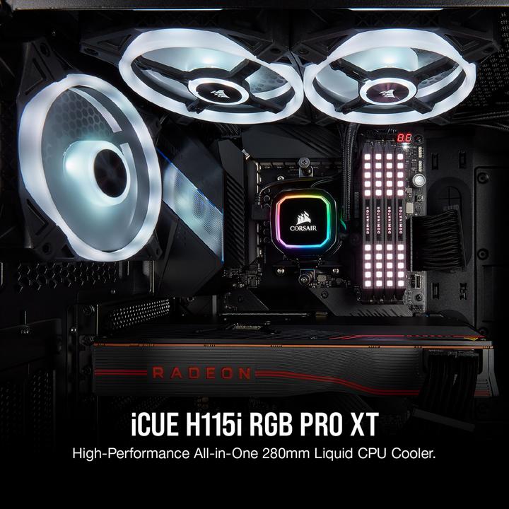 Actual product image Corsair H115i RGB PRO XT