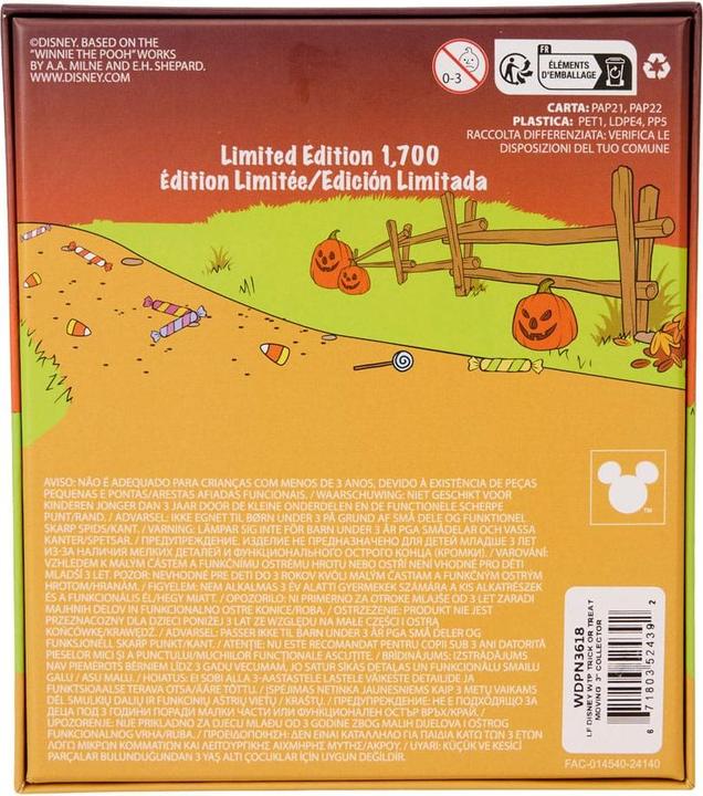 Produktbild Loungefly Disney by Enamel Ansteck-Pin Winnie the Pooh Trick R Treat Moving Limited Edition 8 cm