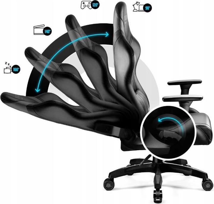 Produktbild Diablo Fotel Chairs X-Horn 2.0 King Size Czarny