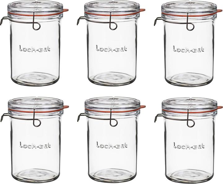 Luigi Bormioli Einmachglas 1000 ml (6 Stk., 1 l)