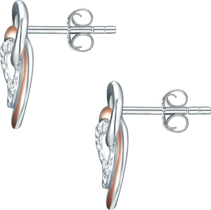 Produktbild Rafaela Donata Damen Sterling Silber Zirkonia silber/roségold - 9806 (Sterling Silber)