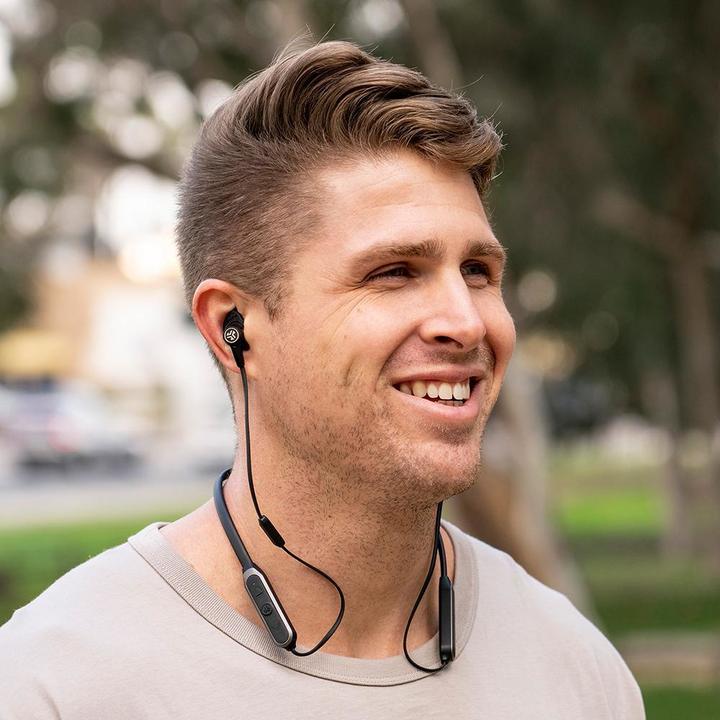 Produktbild JLab Audio Epic ANC Earbuds w Neckband IEUEBEPIC, Black (ANC, 10 h, Kabellos)
