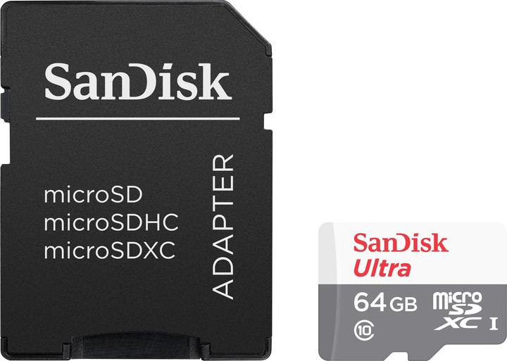 Produktbild SanDisk Ultra Lite microSDXC (64 GB, microSDXC, U1, UHS-I)