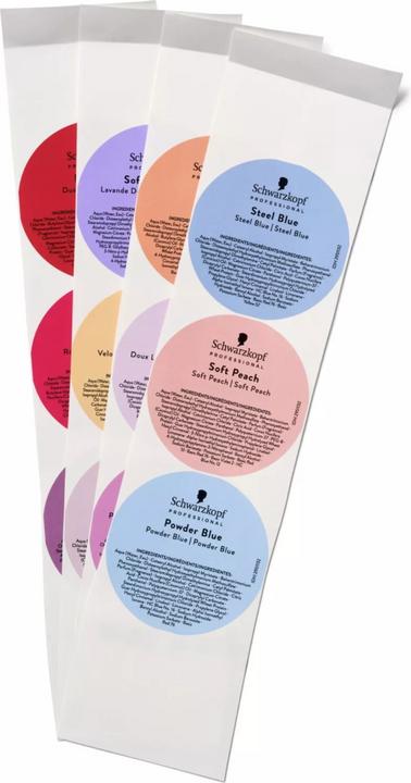 Actual product image Schwarzkopf Professional STD ST ChromaID 03/2024 (Pastel stickers)