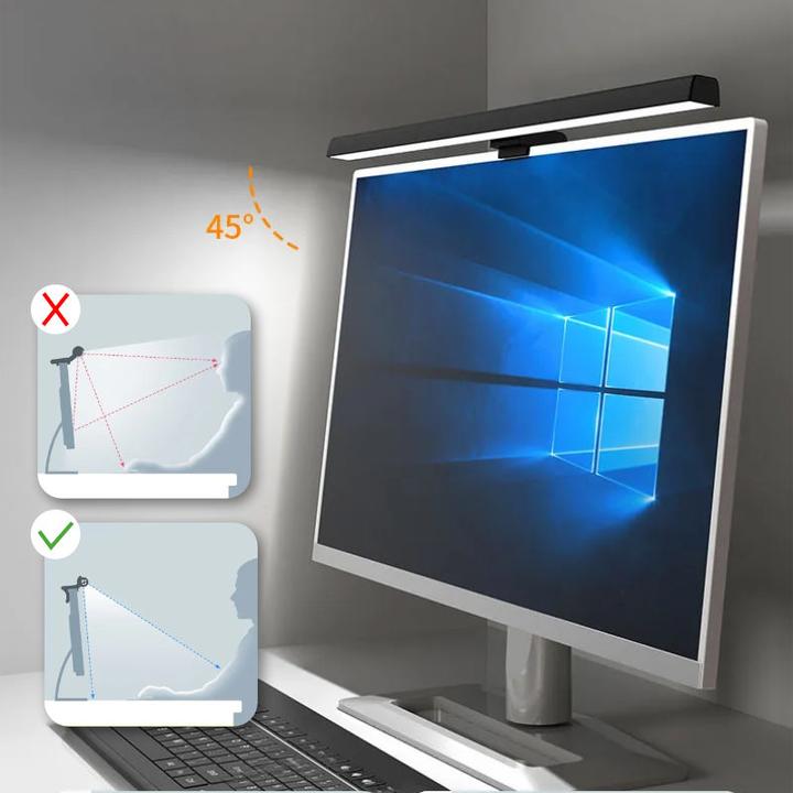 Produktbild Hermex Screenbar Monitorlicht Bildschirmbeleuchtung Monitorbeleuchtung LED