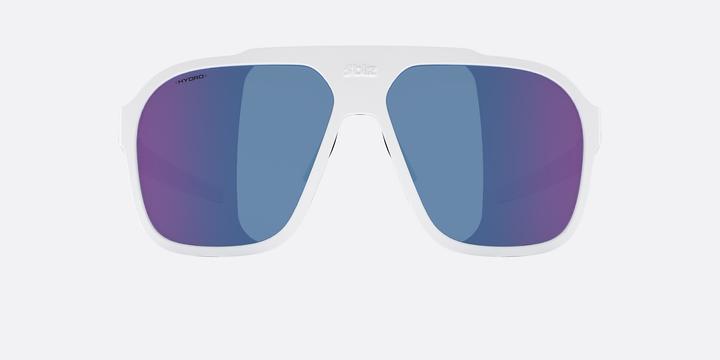 Actual product image Bliz Matrix (Smoke w Iceblue multi, Shiny White, Smoke w Blue Multi)