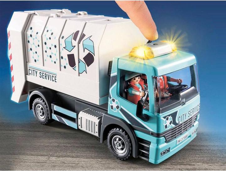 Actual product image Playmobil 70885 Garbage truck with flashing light (70885, Playmobil City Life)