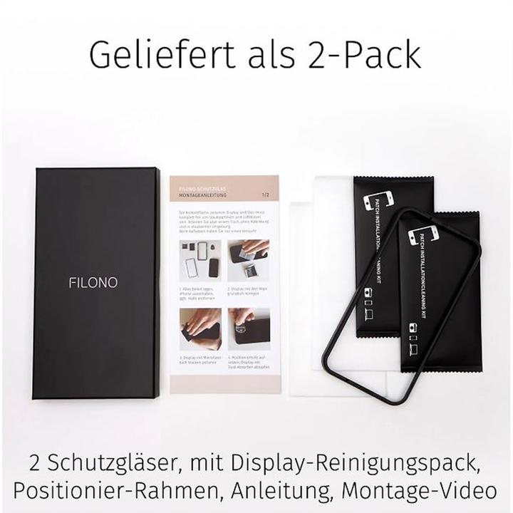 Produktbild Filono Seamless Glass Ultra iPhone 16 Pro Max (1 Stück, Apple iPhone 16 Pro Max)