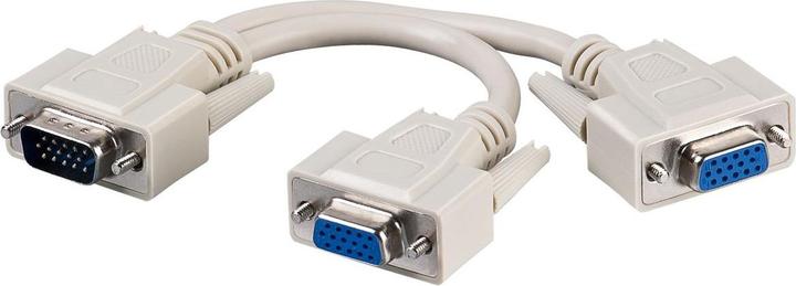 Actual product image MicroConnect VGA Y-splitter 1 to 2, passive (0.30 m, VGA)