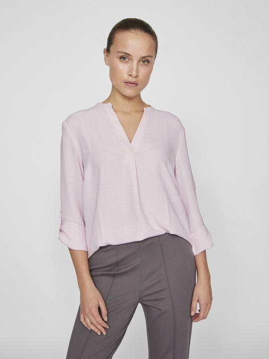 Actual product image Vila 3/4 sleeve top with V-neck (34)