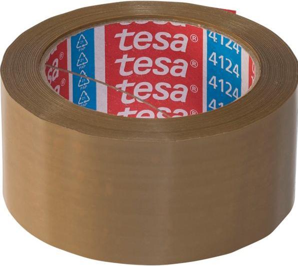 Produktbild tesa tesapack ULTRA STRONG Paketklebeband - PVC Packband für festes Verpacken und sicheres Bündeln (50 mm)