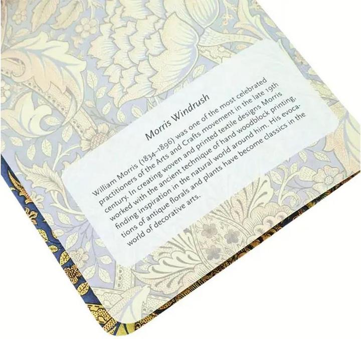 Produktbild Paperblanks Notizheft Morris Windstoss A6, blanko, mehrfarbig (A6, Blanko, Weicher Einband)