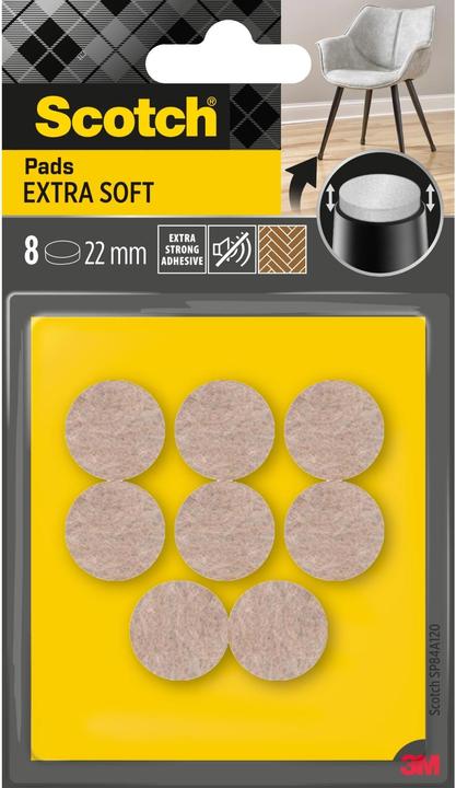 Produktbild Scotch Extra weiche Filzgleiter (Filzgleiter, 8 Stück)