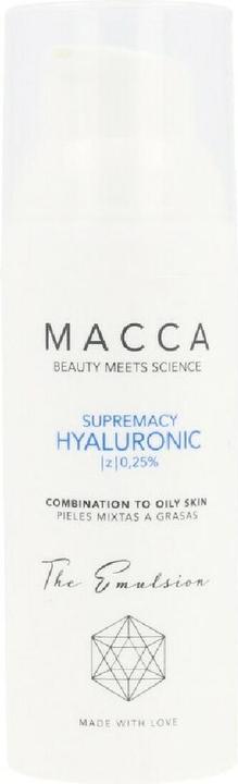 Actual product image Macca Cosmetics SUPREMACY HYALURONIC z 0.25% emulsion combination to oily sk (50 ml, Day cream)
