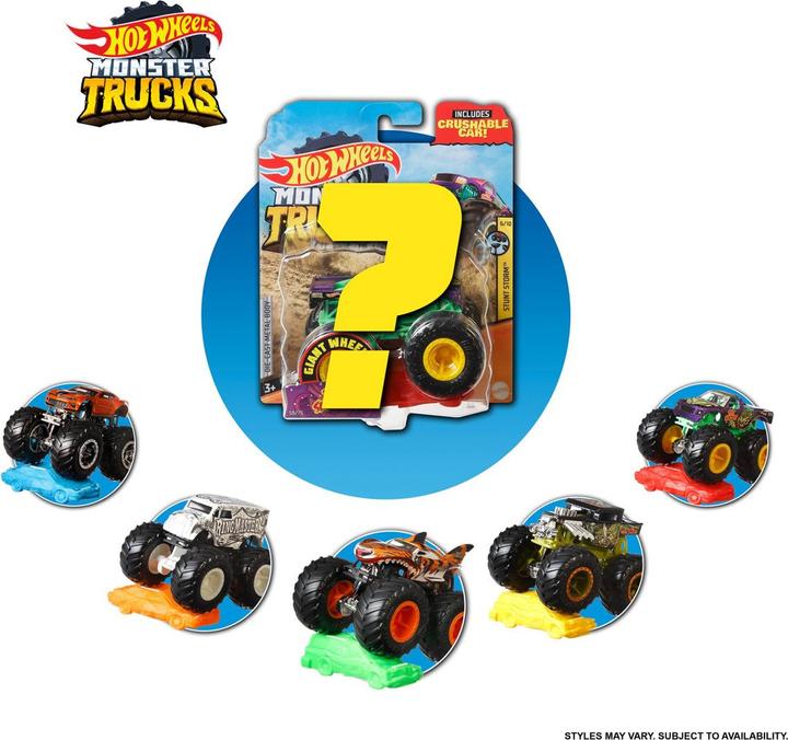 Actual product image Hot Wheels monster truck (assorted)