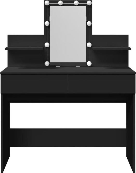 Actual product image VidaXL Dressing table with LED lighting (100 x 40 x 130 cm)