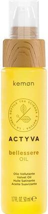 Immagine prodotto Kemon Actyva Bellessere Olio per tutti i tipi di capelli con Oli di Argan e Semi di Lino Effetto Seta e (50 ml)