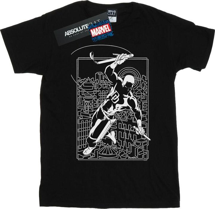 Actual product image Mens Daredevil Silhouette T-Shirt (3XL)