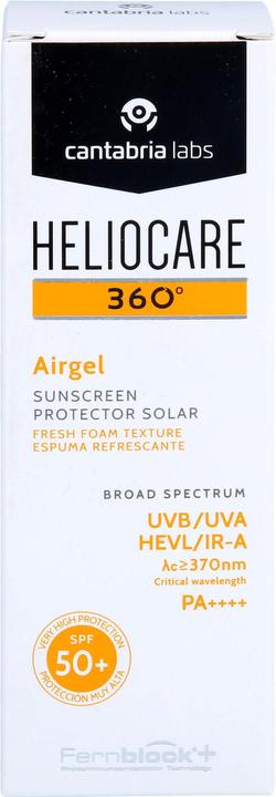 Image du produit Heliocare 360° Airgel (Crème solaire visage, SPF 50, 60 ml)