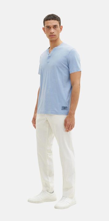 Actual product image Tom Tailor T-Shirt Kurzarmshirt mit Henley-Ausschnitt und ausgewaschener Optik (3XL)