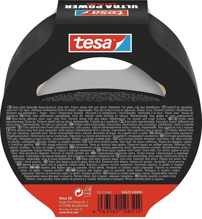 Produktbild tesa ULTRA POWER EXTREME Reparaturband, wetterbeständiges Ductape (50 mm)