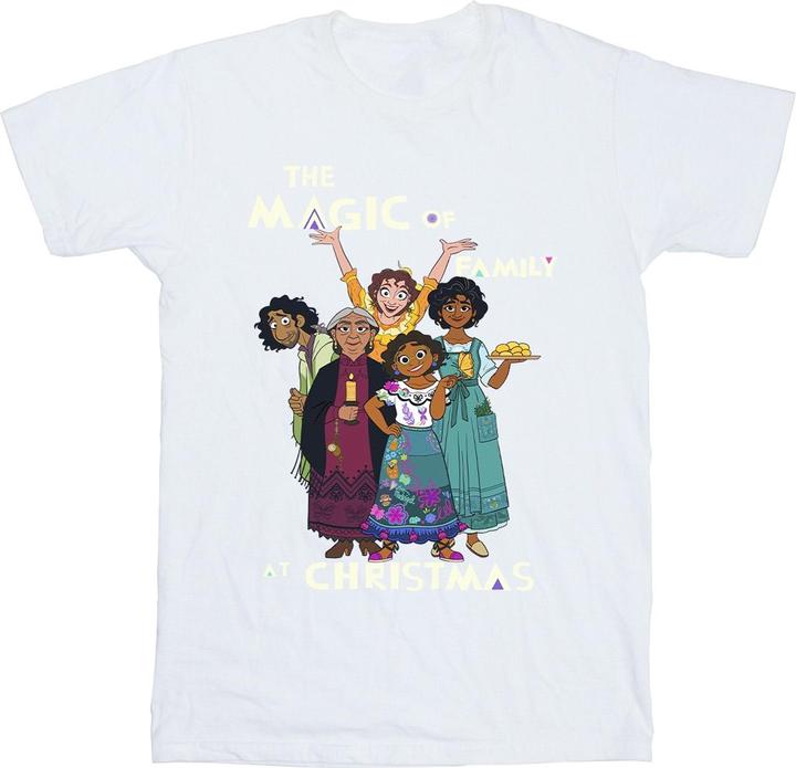 Actual product image Disney Girls Encanto Magic Of Family Cotton T-Shirt (152, 158)