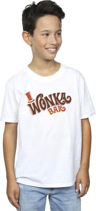 Immagine prodotto Willy Wonka & the Chocolate Factory Bar Logo Maglietta Ragazzi (152, 158)