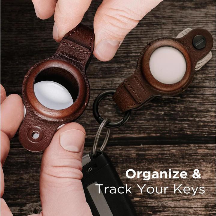 Image du produit Key Smart Air Leather Schlüsselhalter für Apple AirTag