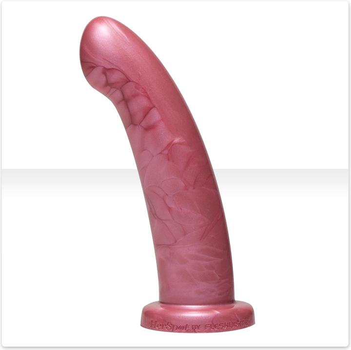 Actual product image Fleshlight HerSpot Dildo Golden Rose Large