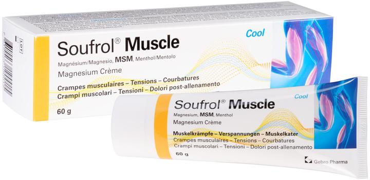 Produktbild Soufrol Muscle Magnesium Creme Cool (1 x, 60 ml, 60 g)