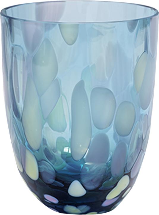 Anna von Lipa 250 ml Trinkglas Konfetti aqua (0.25 l)