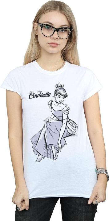 Image du produit Disney - T-shirt CINDERELLA SLIPPER SKETCH - Femme (XL)
