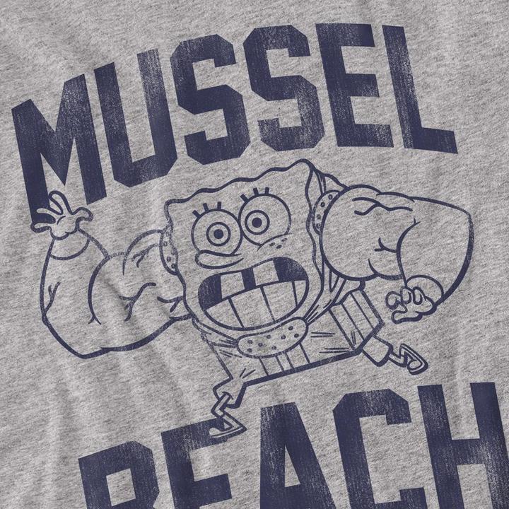 Produktbild Spongebob Squarepants Mussle Beach Lifting Team TShirt (M)