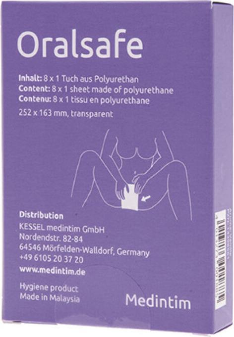 Produktbild Medintim Oral Safe PU Vanilla (8 Stk.)