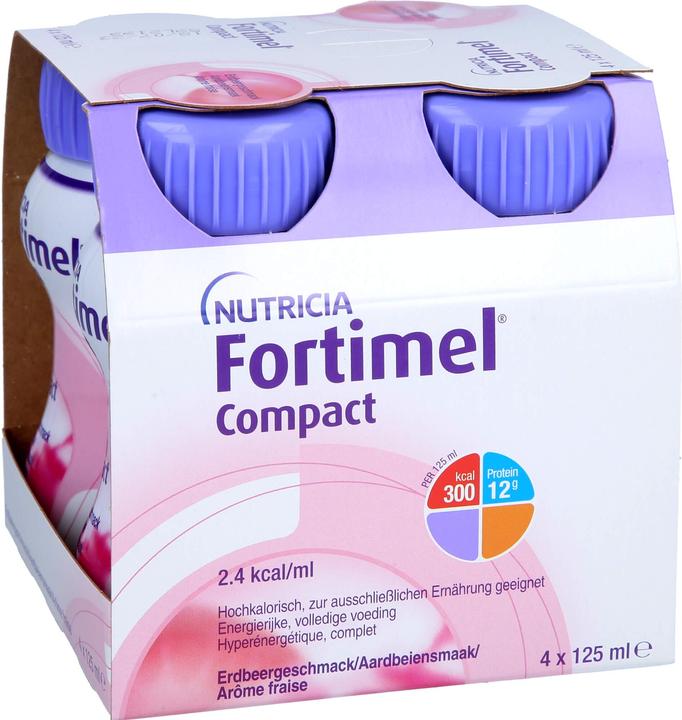 Produktbild Fortimel Compact 2.4 Erdbeere (Erdbeere, 4 x)