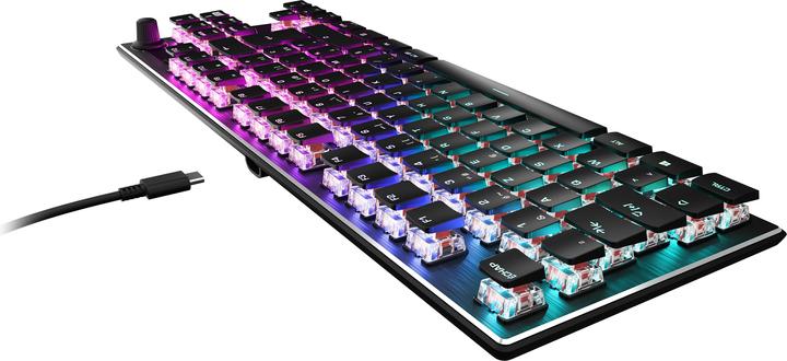 Actual product image Turtle Beach Vulcan TKL AIMO gaming keyboard, Red Switch (DE, Cable)